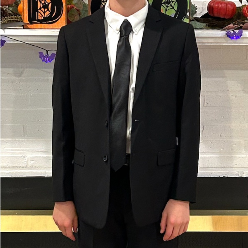 Boys black suit